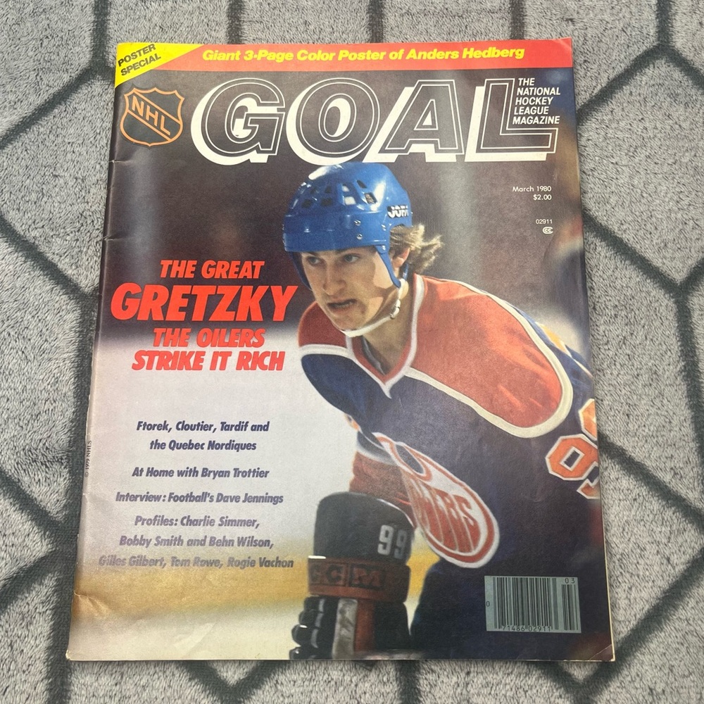 Vintage NHL National Hockey League GOAL Magazine Lot of 4 1980s - Picture 4 of 8